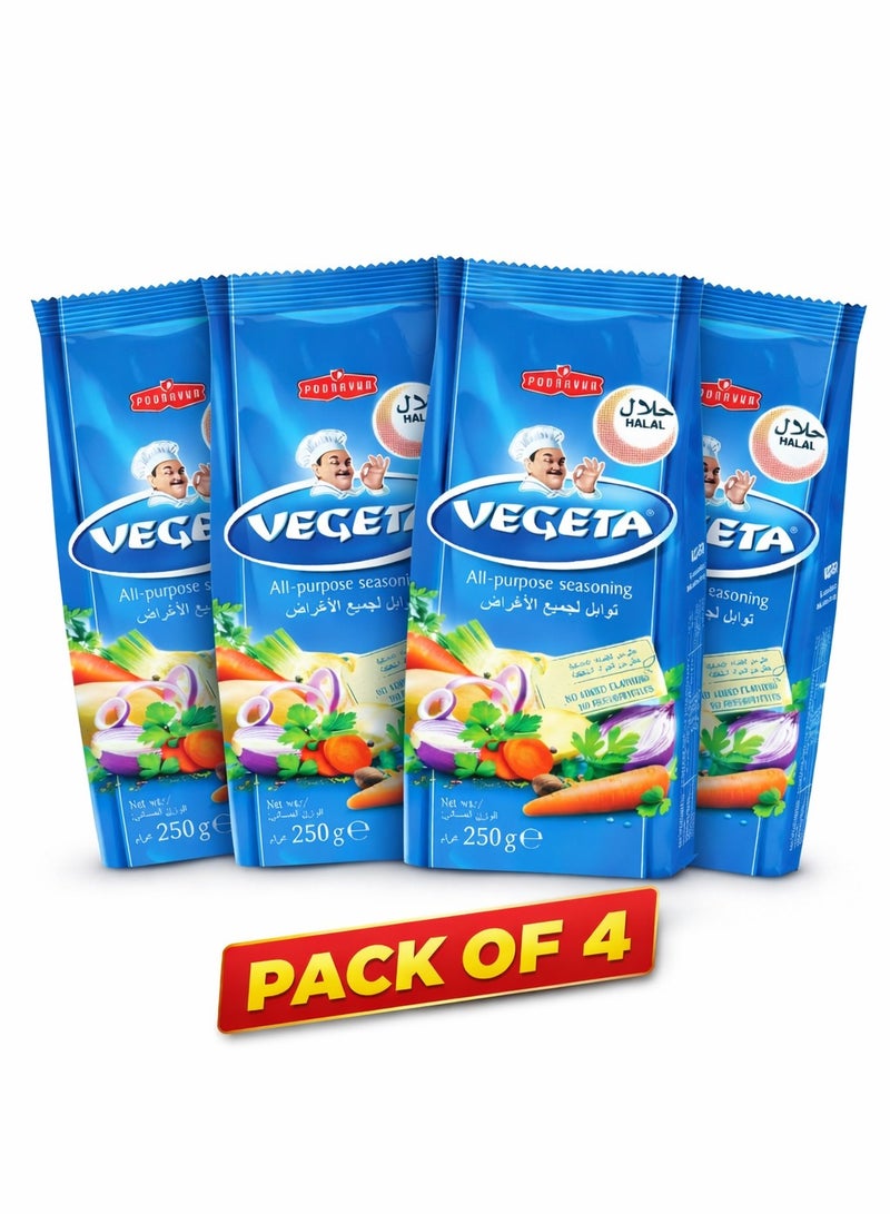 Vegeta توابل فيجيتا لجميع الأغراض 250 جرام (عبوة من 4) - Image 1