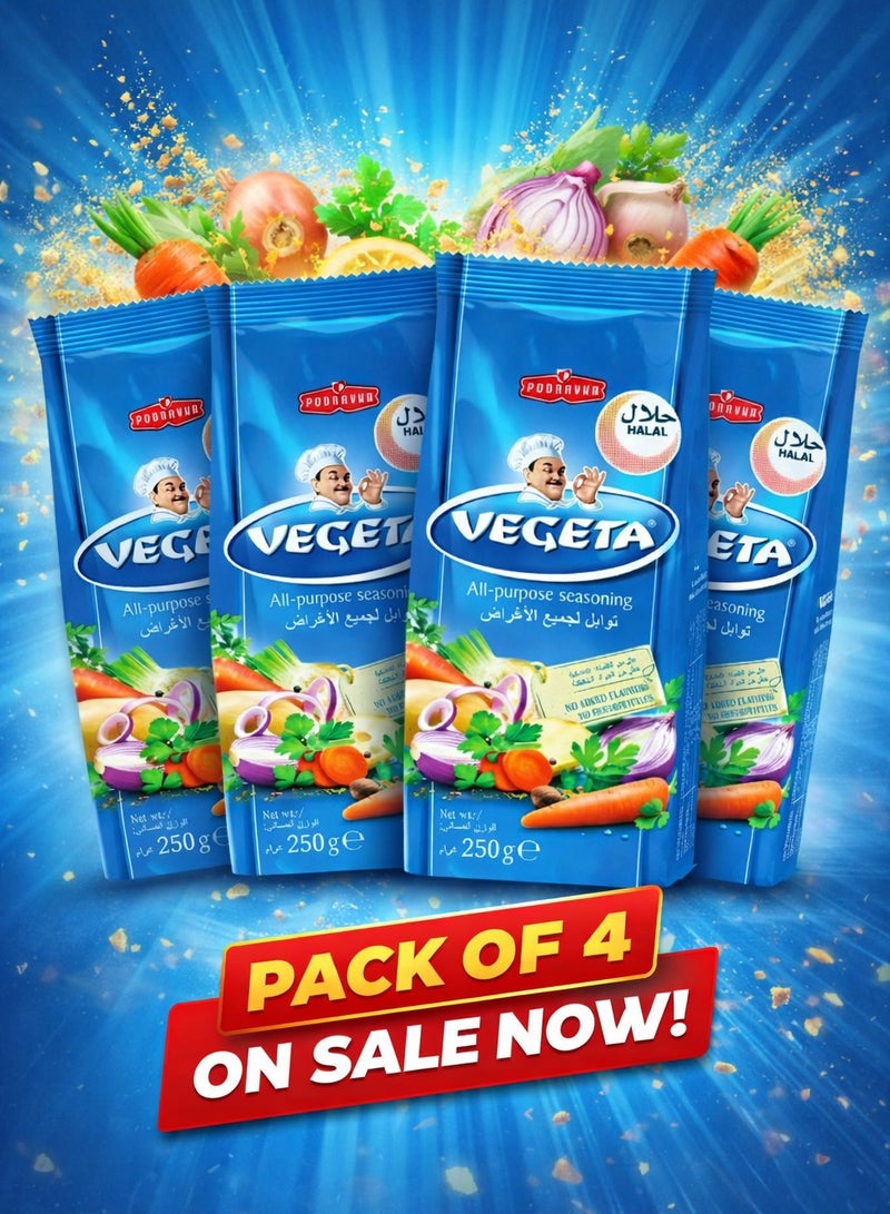 Vegeta توابل فيجيتا لجميع الأغراض 250 جرام (عبوة من 4) - Image 5