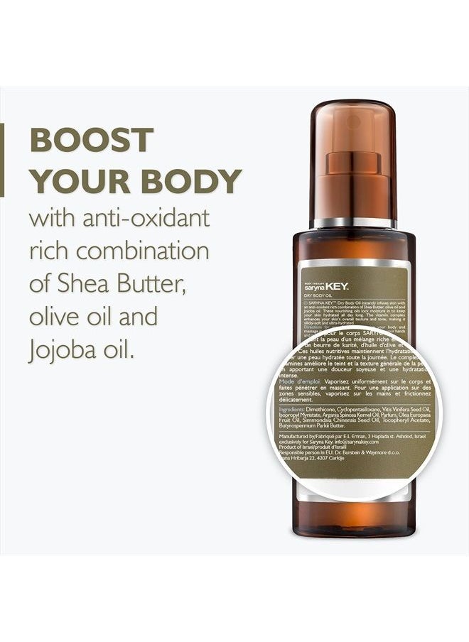 Saryna Key - Body Oil for Dry Skin and Normal Skin - With Pure African Shea Butter, Olive Oil, Jojoba Oil - Oil for Women - Moisturizing Natural Shea Cream - Moisture Body Oil - Image 1