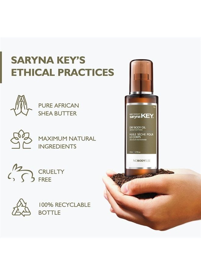 Saryna Key - Body Oil for Dry Skin and Normal Skin - With Pure African Shea Butter, Olive Oil, Jojoba Oil - Oil for Women - Moisturizing Natural Shea Cream - Moisture Body Oil - Image 1