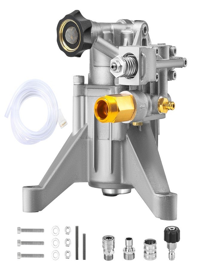 M MINGLE 7/8" Shaft Vertical Pressure Washer Pump - 3000 PSI Power Washer Pump - Compatible with Troybilt, Craftsman, Ryobi, Honda, etc Multiple Brands - Rear Inlet/Outlet - Image 1