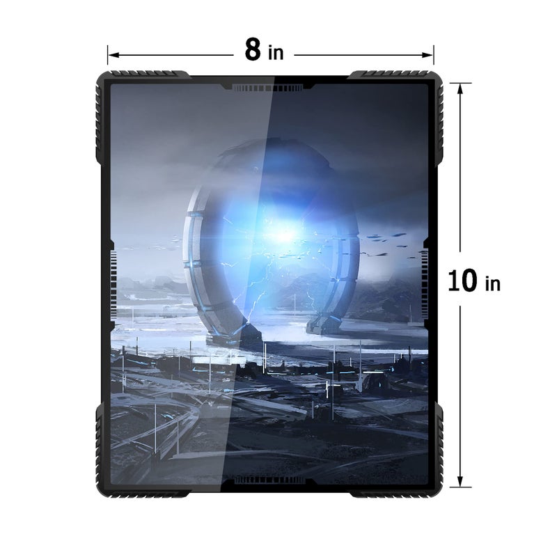 Bluesun Black 8x10 Picture Frame  10x8 Home Decoration Frame  8?10 glass picture frame can be Vertical and Horizontal  Matted for wall and tabletop Decor (8x10  Black) - Image 3
