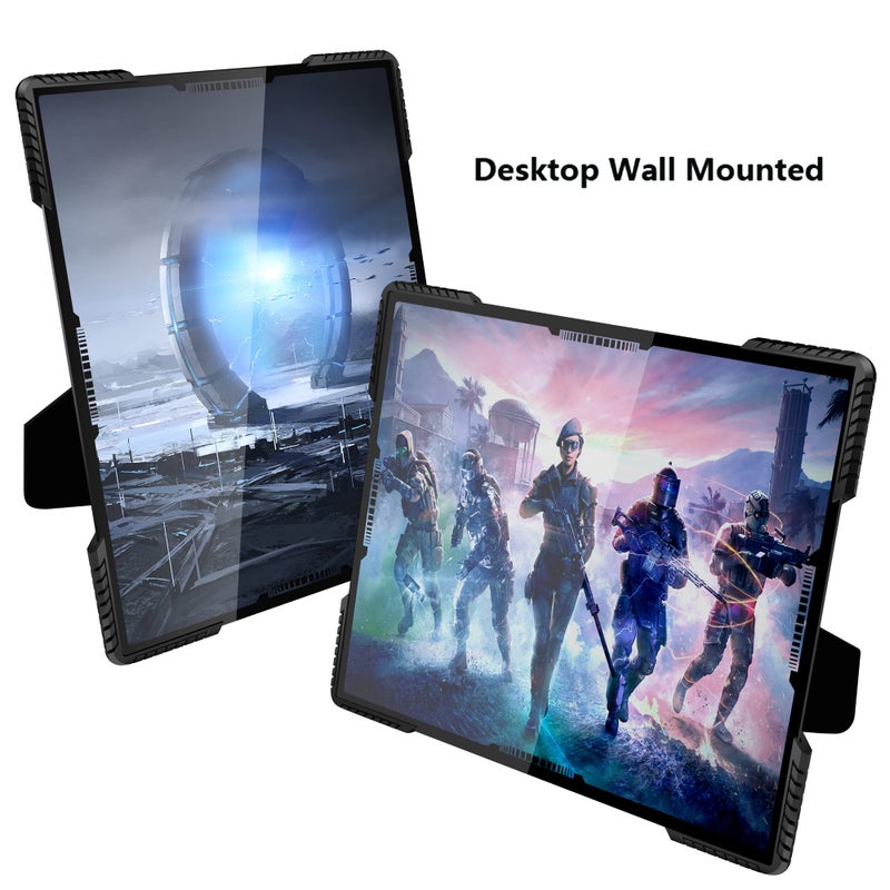 Bluesun Black 8x10 Picture Frame  10x8 Home Decoration Frame  8?10 glass picture frame can be Vertical and Horizontal  Matted for wall and tabletop Decor (8x10  Black) - Image 2
