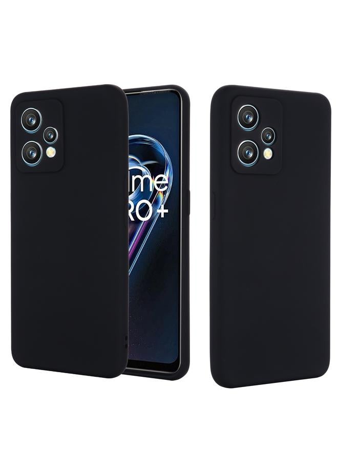 The Bros Case For OPPO Realme 9 Pro+ 5G Global Pure Color Liquid Silicone Shockproof Full Coverage Phone Case