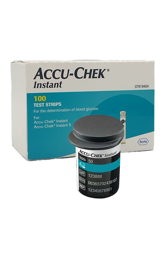 ACCU-CHEK Instant 100-Piece Instant Glucose Test Strips - Image 1