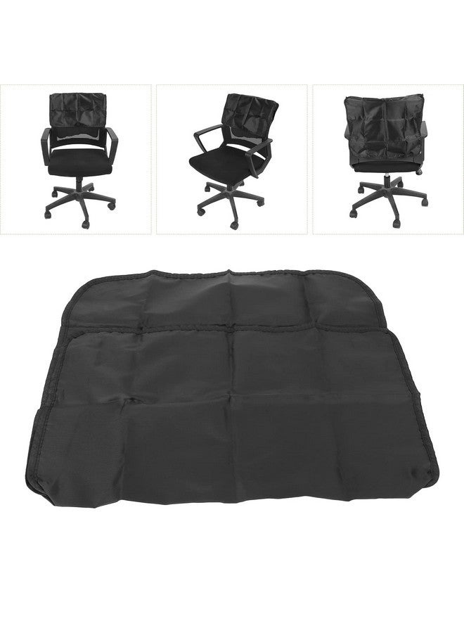 Ymiko Salon Chair Covers, Hair Salon Chair Back Prevent Dirt Salon Chair Protective Cover Chairback Cover For Hair Salon For Wear Blackbarber Chair Back Cover - Image 4