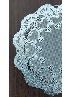 Generic 24-Piece Plastic Doilies Paper silver 15cm  - Image 3