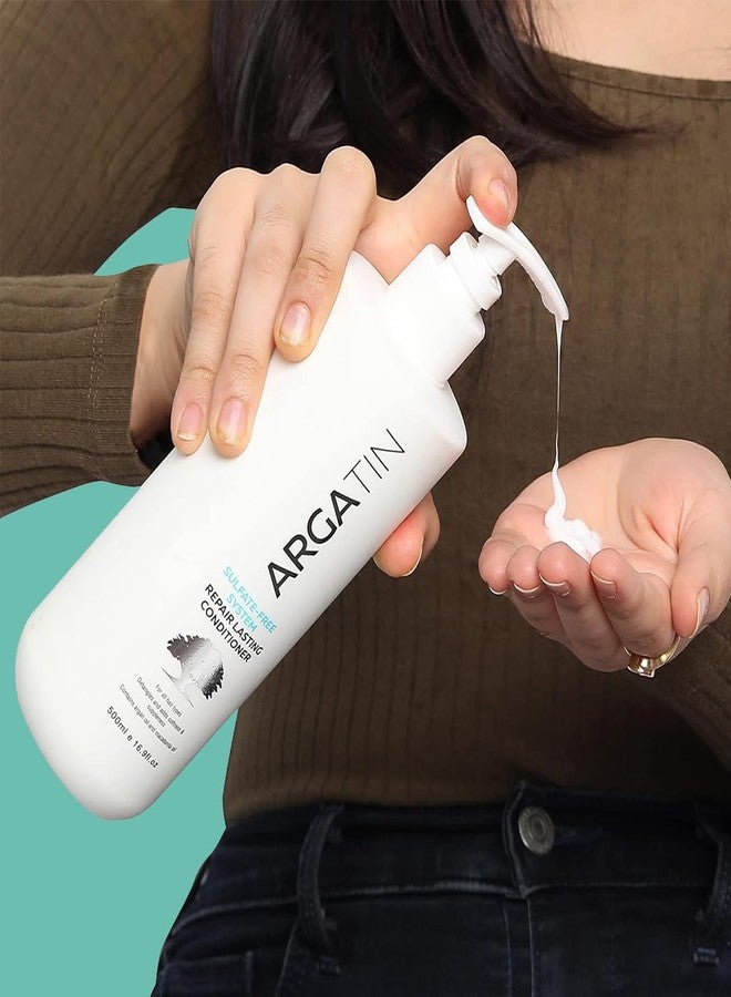 ARGATIN Keratin Treated Repair Lasting Sulphate free Conditioner for Dry and Damaged Hair | Daily Use (Conditioner 500ml) - Image 3