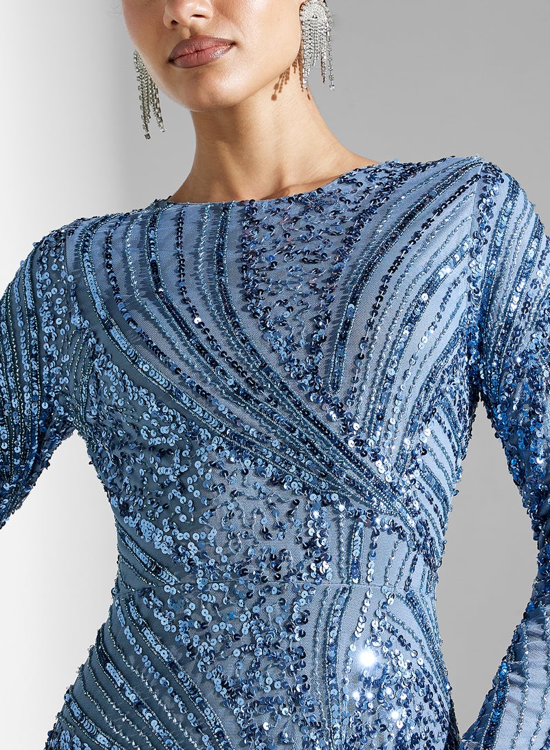 Sequin Embellished Dress