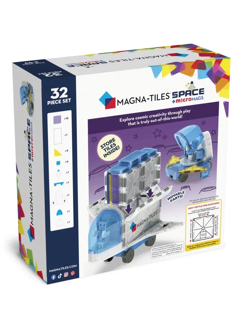 MAGNA-TILES Space 32 Piece Set