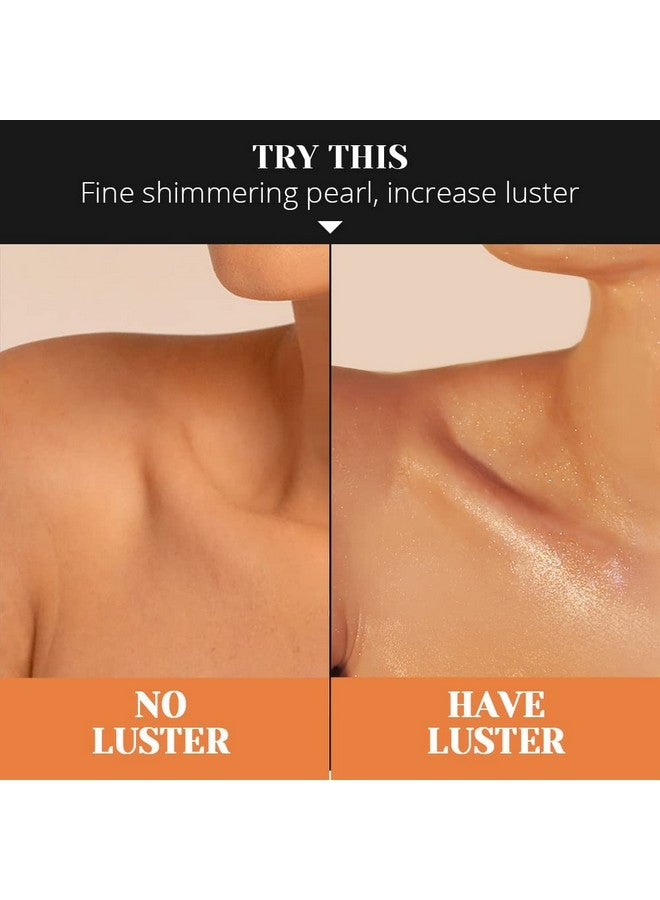 LIYALAN Shimmer Body Oil Bronze Gold 5 Color Bronze Face Glow Pearl Highlighter Illuminator Body Makeup Shine Glitter Gold Liquid Taning(3.38 Fl Oz/03) - Image 5