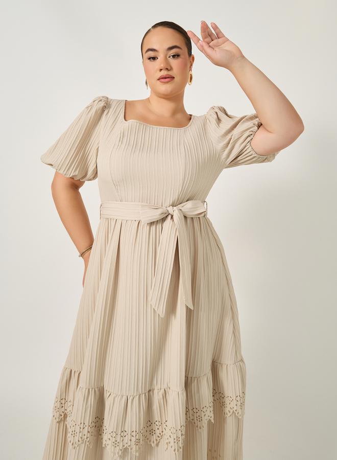 ستايلي فستان دانتيل بطبقات - Image 3