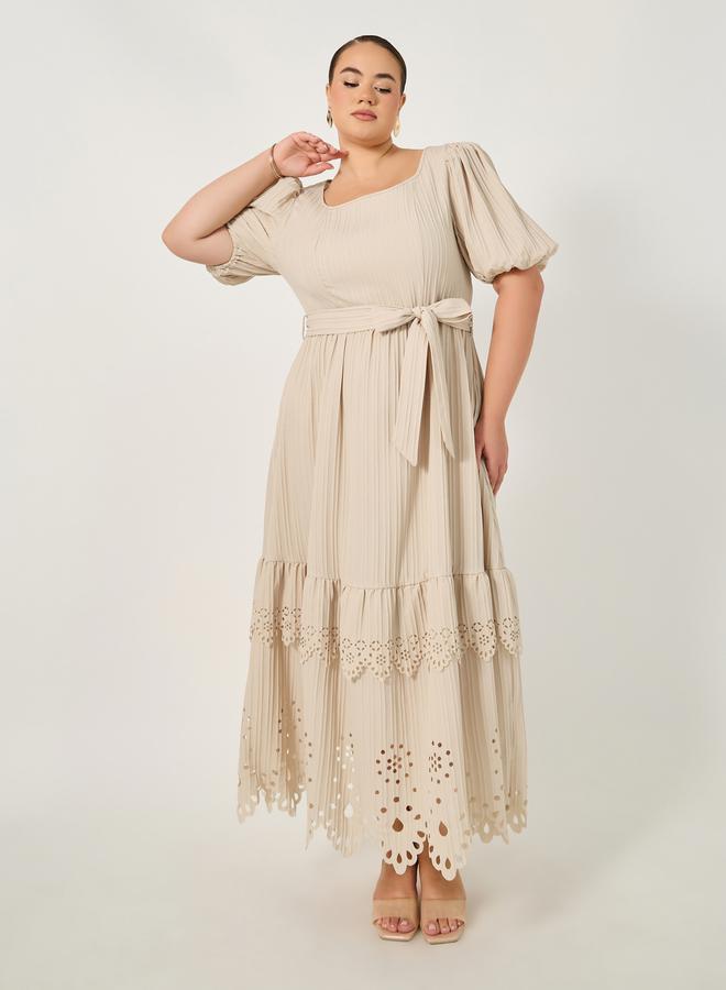 ستايلي فستان دانتيل بطبقات - Image 2