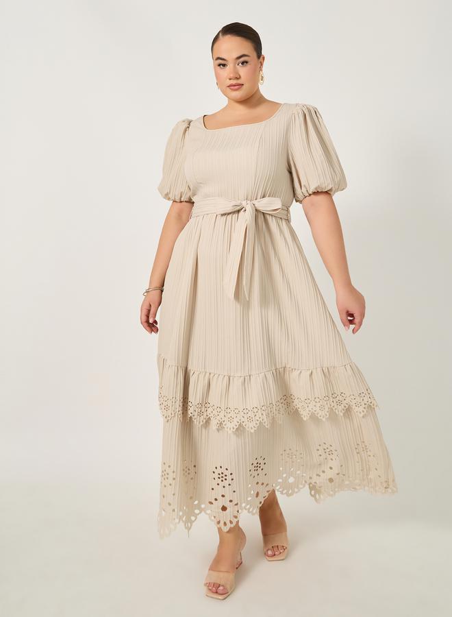 ستايلي فستان دانتيل بطبقات - Image 1