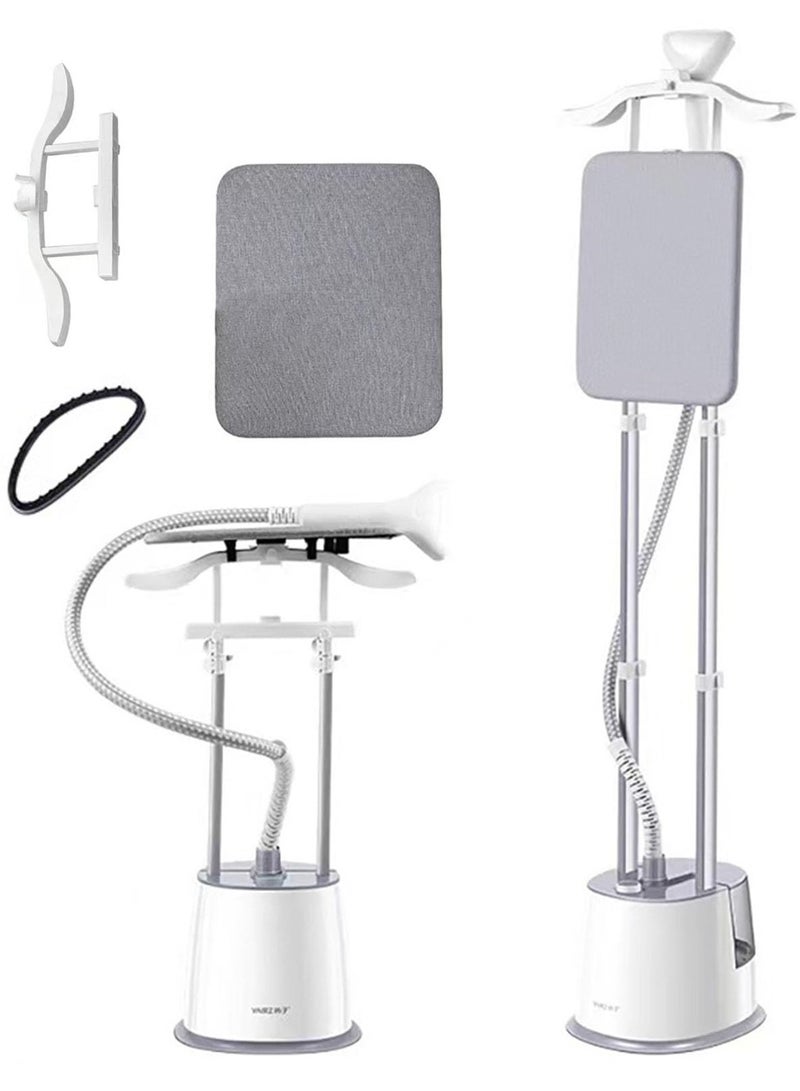 XiuWoo Powerful Garment Steamer Upright, 5 Steam Level Heavy Duty Clothes Steamer With With Ironing Board, And Hangers, 43 G/min Continuous Steam Rate, 2000w, 2.5l Water Tank, Suitable For All Fabrics, Grey  - Image 1