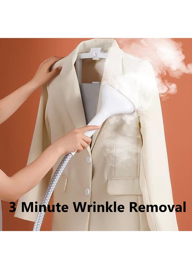 XiuWoo Powerful Garment Steamer Upright, 5 Steam Level Heavy Duty Clothes Steamer With With Ironing Board, And Hangers, 43 G/min Continuous Steam Rate, 2000w, 2.5l Water Tank, Suitable For All Fabrics, Grey  - Image 3