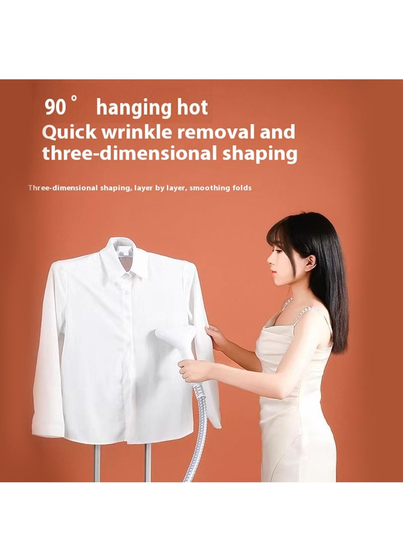 XiuWoo Powerful Garment Steamer Upright, 5 Steam Level Heavy Duty Clothes Steamer With With Ironing Board, And Hangers, 43 G/min Continuous Steam Rate, 2000w, 2.5l Water Tank, Suitable For All Fabrics, Grey  - Image 5