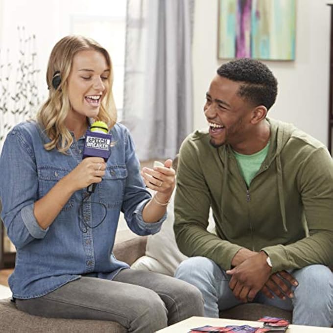 SPEECH BREAKER GAME VOICE JAMMING CHALLENGE MICROPHONE HEADSET ELECTRONIC PARTY GAME AGES 14+ - Image 3