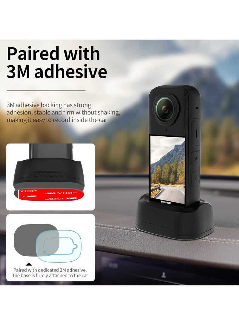 Silicone Non-Slip Desktop Mount for Insta360 X4,Lightweight and Compact for Insta 360 X4 Stand Base, X4 Silicone Stand Non-Slip, for Insta360 X4 Accessories  - Image 5