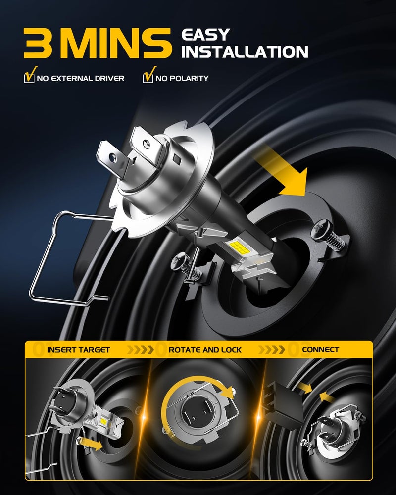ZonCar H7 LED Light Bulbs - Image 5
