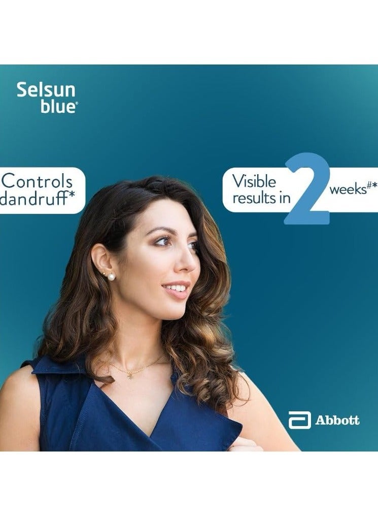 Selsun blue Regular Care Shampoo for Men and Women with Added Conditioner, Helps Reduce Flaking and Itching, Control Dandruff, 200 ml (Pack of 1) - Image 3