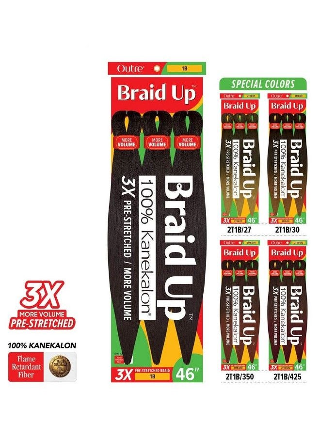 Braid Up Pre Stretched Braid 46" 3X (2Packs 2T1B/425) - pzsku/ZCB2EBE25C4FA7CAC205AZ/45/_/1688972649/701f9313-df59-41b9-ba45-91cc098b16f2