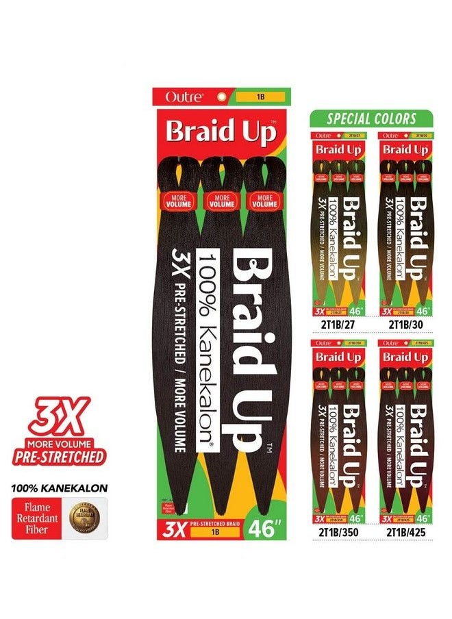 Outre - Braid Up Pre Stretched Braid 46" 3X (2Packs 2T1B/425) - Image 1