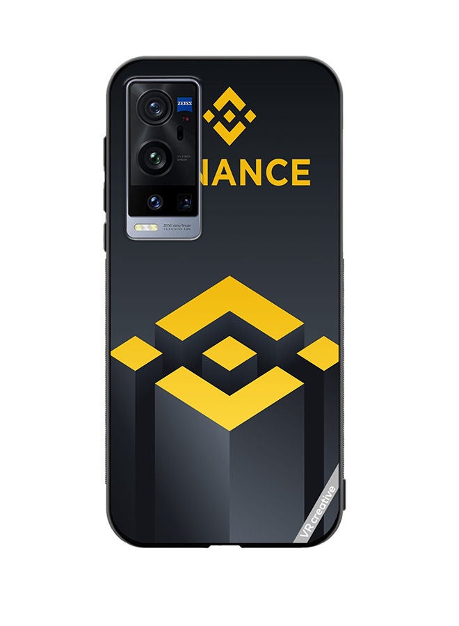 VR CREATIVE Protective Case Cover For Vivo X60 Pro Plus Binance Logo Design Multicolour - Image 1