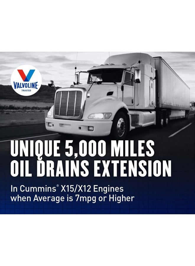 Valvoline زيت محرك ديزل صناعي كامل 5W-40 من بريميوم بلو إكستريم 1 جالون، علبة من 3 - Image 5