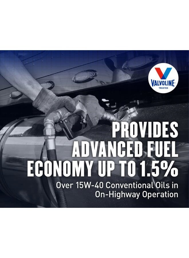 Valvoline زيت محرك ديزل صناعي كامل 5W-40 من بريميوم بلو إكستريم 1 جالون، علبة من 3 - Image 4