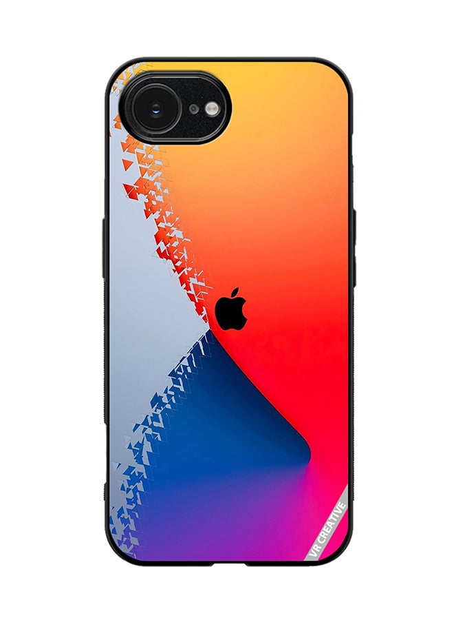 VR CREATIVE Protective Case Cover For Apple iPhone 16e Apple S Design Multicolour