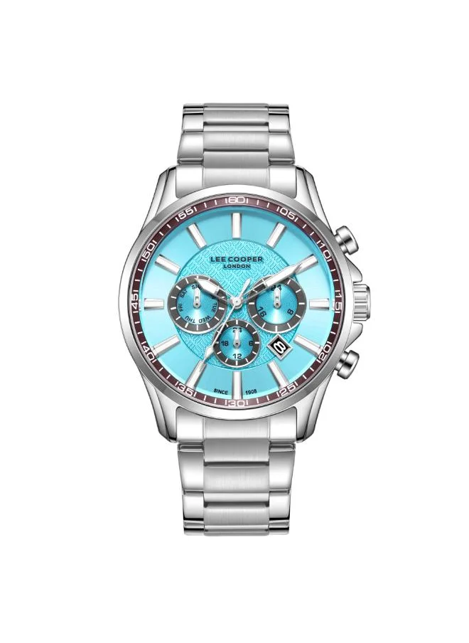 Lee Cooper Men's Multi Function Display Watch With Silver Metal Strap - LC08149.300