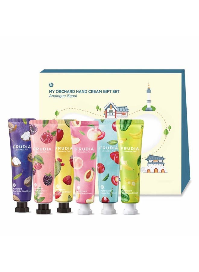 FRUDIA WELCOS My Orchard Hand Cream Gift Set – Seoul Analogue | Beauty Gift Set & Body Lotion for Women | Korean Lotion & Hand Cream Gift Set | Organic Hand Cream & Moisturizing Lotion - Image 1