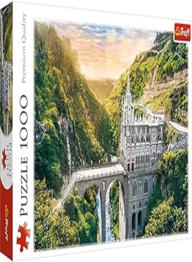 Trefl Puzzles - "1000" - Las Lajas Sanctuary, Colombia 10724