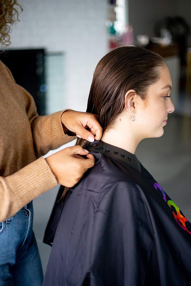 framar Professional Hair Cutting Cape – Hair Cutting Capes For Adults, Salon Cape For Hair Cutting, Capa De Peluqueria Professional, Barber Capes, Haircutting Capes For Adults – Rubberized Collar - Image 5