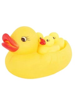 4pcs Baby Sounding Rubber Duck Toy Lovely Yellow Ducks Children Bath Toys