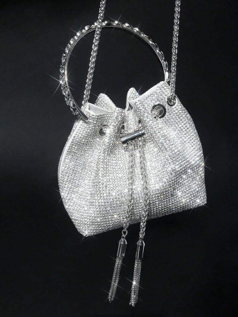 Evening Bag Advanced Dress Bag Evening Bag Banquet Bag Diamond Women'S Bag Diamond Bag Rhinestone Handbag - Image 3