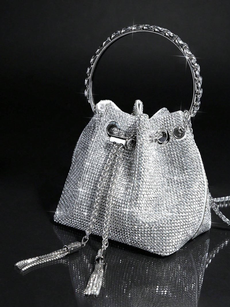 Evening Bag Advanced Dress Bag Evening Bag Banquet Bag Diamond Women'S Bag Diamond Bag Rhinestone Handbag - Image 2
