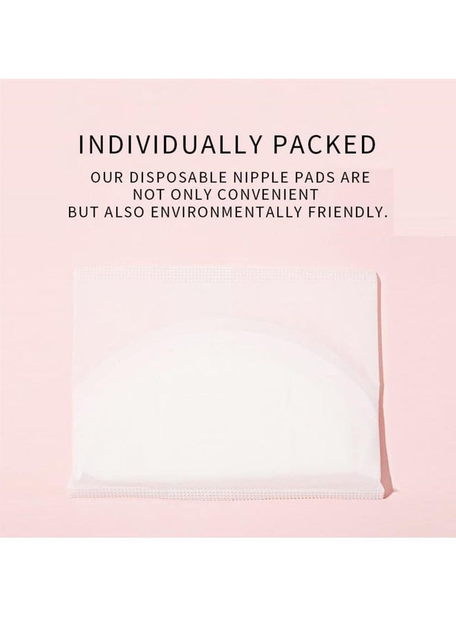 Generic - 100PCS Chest Pads Disposable Soft Nursing Pads Breast Pads, Quick Absorbency, 5 In in Diameter Full Coverage,3D Contoured Design,Individually Wrapped Absorbent Breast Pads for Breastfeeding, Ultra-Absorbent and Portable Breast Pads,Disposable Milk Pad Breast Pads Thin Breathable,Extra Comfort Individually Wrapped,Leak-Proof Portable Nipple Pads for Postpartum Breastfeeding (White) - Image 1