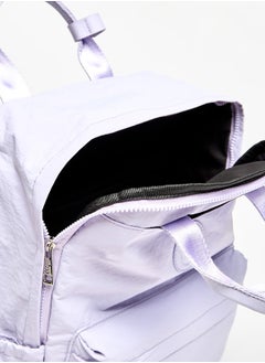 MISSY Missy Logo Applique Backpack with Adjustable Strap and Zip Closure - 12x41x30 cm  - Image 5