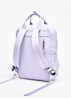 MISSY Missy Logo Applique Backpack with Adjustable Strap and Zip Closure - 12x41x30 cm  - Image 2