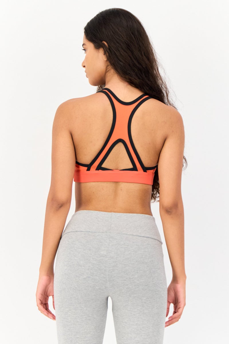 Women Sportswear Fit Training Sport Bra, Red