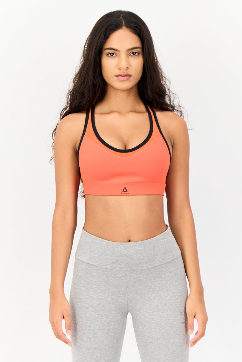 Women Sportswear Fit Training Sport Bra, Red