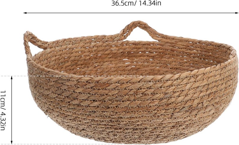 ARTIBETTER Woven Round Cat Bed with Cooling Mat, Handwoven Rattan Pet Nest Basket, Small Size Indoor Four Seasons Cat House for Kittens and Small Dogs - Image 2