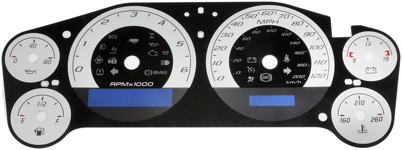 Dorman 100110B Instrument Cluster Upgrade Kit Compatible with Select Chevrolet GMC Models
