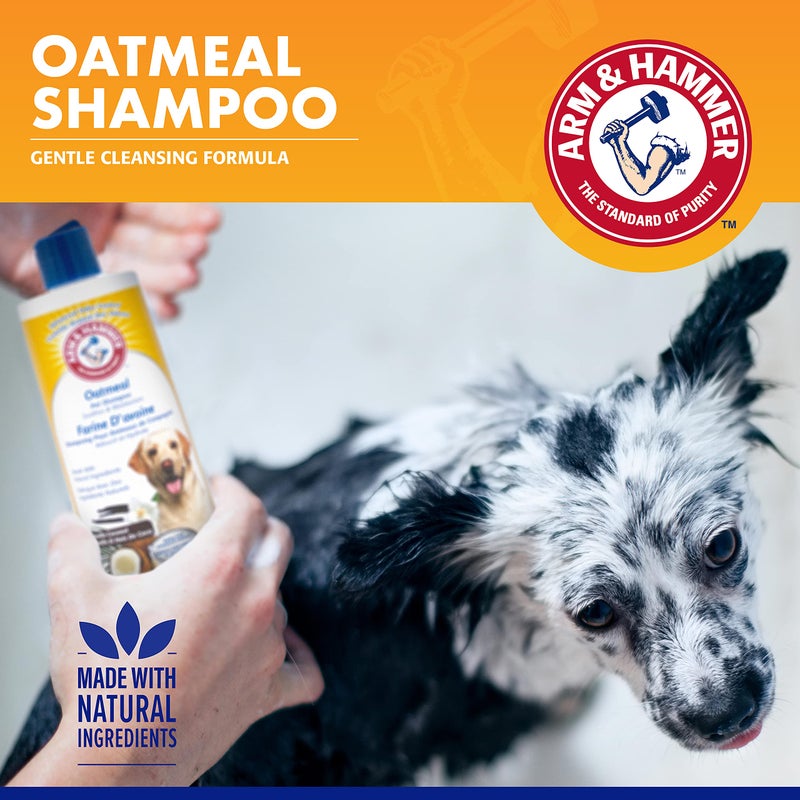 Arm & Hammer for Pets Oatmeal Shampoo for Dogs | Best Dog Shampoo for Dry, Itchy Skin | Soothing Oatmeal Dog Shampoos in Warm and Inviting Vanilla Coconut Scent, 16 oz,White - Image 3