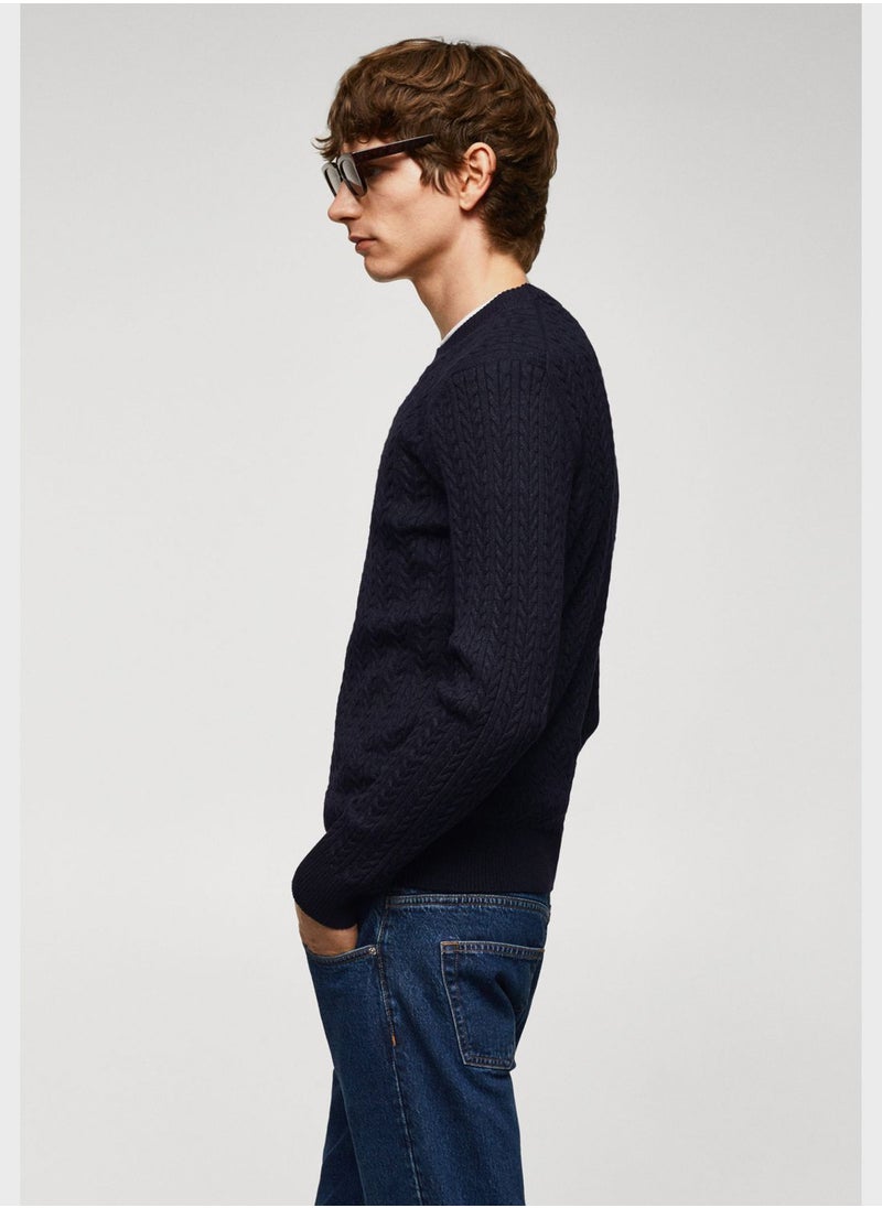 Mango Man - Essential Mars Crew Neck Sweaters - Image 1