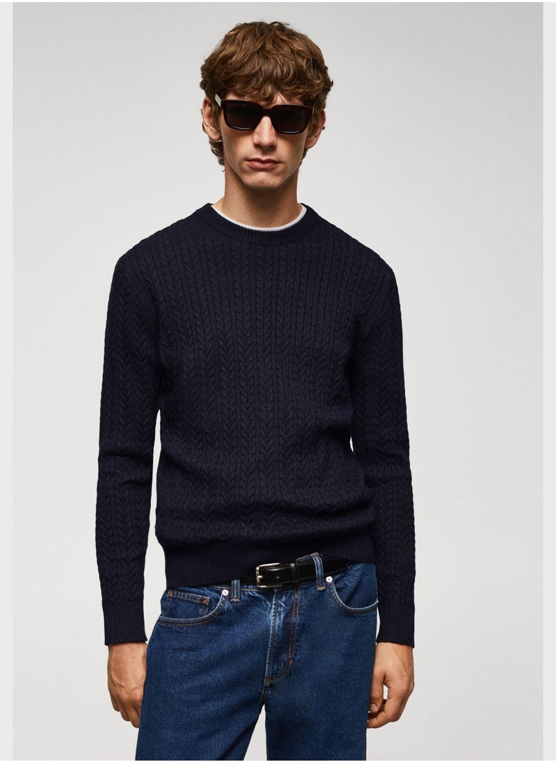 Mango Man - Essential Mars Crew Neck Sweaters - Image 1
