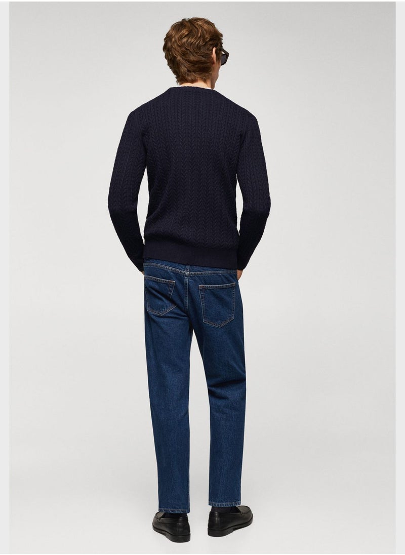Mango Man - Essential Mars Crew Neck Sweaters - Image 1