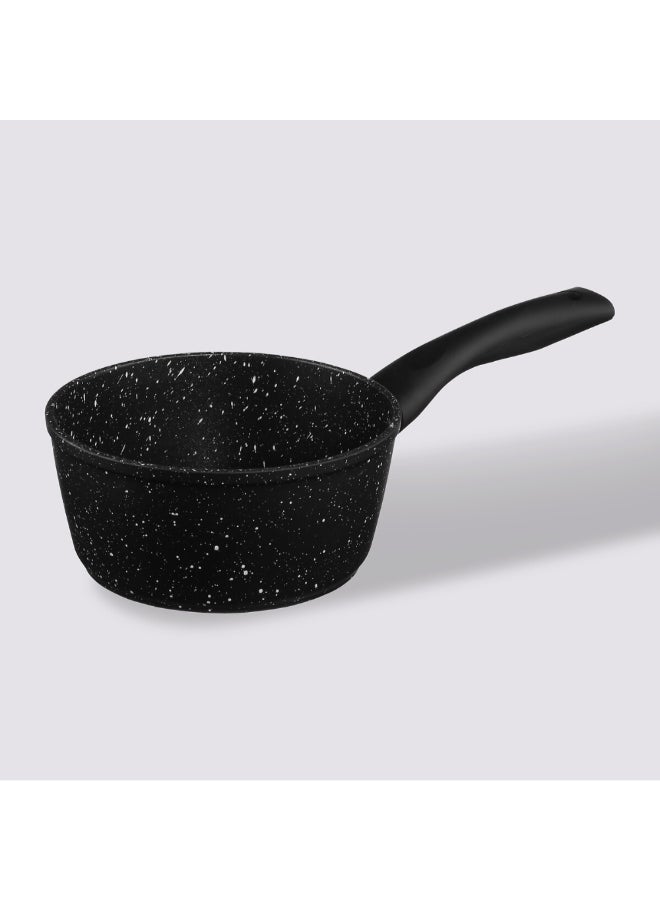 Five Simply Smart Caractere Forged Aluminium Saucepan Black 16 cm 111005 - Image 1